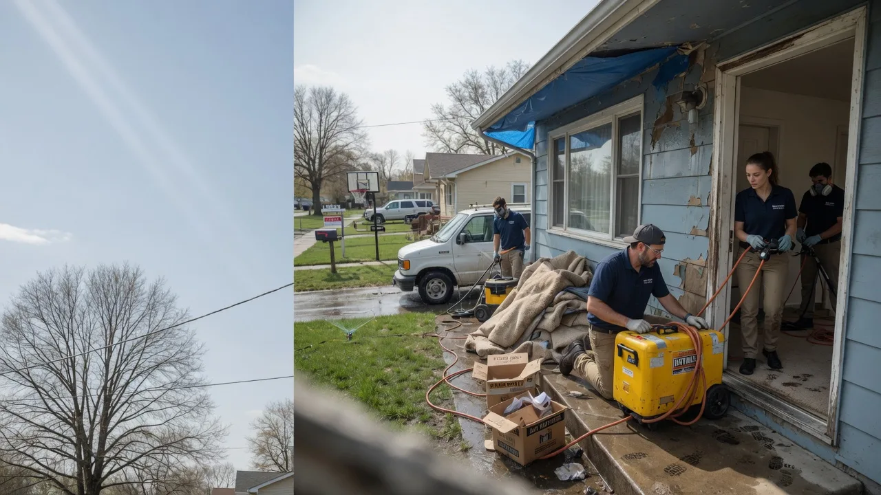 Basement Flood Cleanup in Murray City, OH near me